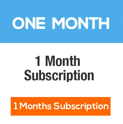 1 Month Subscription - Bomba Tv
